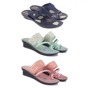 Women's Sandals | Lightweight Wear| Stylish & Easy to Wear For Women'S PCV-SAN-(COMBO-3)-1973-1954-1950-7