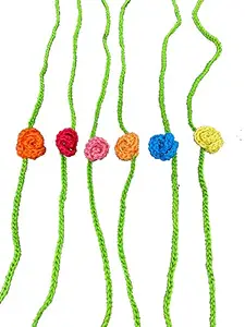 Simple and beautiful rakhi for men handmade crochet rakhi | Simple Dori Rakhi