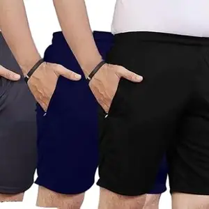 Men's Lycra Compression Shorts - Breathable & Stretch Fit Pack of 3_013,36 Multicolour