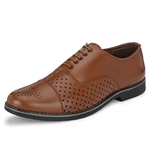 Centrino Tan Laceup Formal for Mens 20219-3