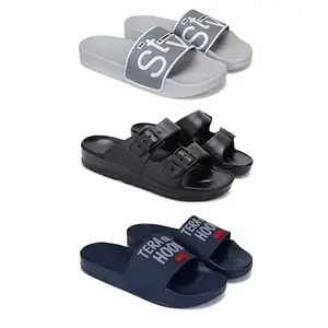 Men's Sandals | Lightweight Wear| Stylish & Easy to Wear For Men's PCV-SAN-(3-COMBO)-1589-3115-1588-8
