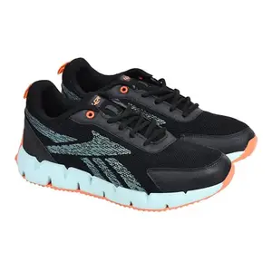 Lancer Mens FLASH-7BLK-MNT Black Running Shoe - 6 UK