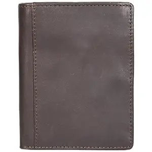 LMN Genuine Leather Brown Color Note case for Men 2032022 (6 Credit Card Slots)