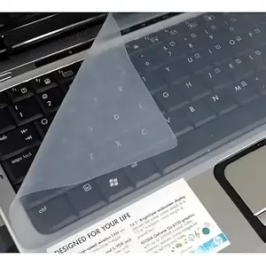 JR TECH INC JR Quality Assured Universal Silicone 15.6" Keyboard Protector Skin|| Keyboard Dust Cover|| Keyboard Skin for 15.6" Laptop| 15.6" Keyguard| (3.93 x 11.81 x 0.39 inches) Pack of 1