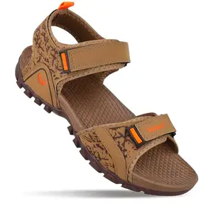 WALKAROO Men's Camel Sandals (WC4418) 6 UK