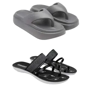 ZENWEAR Extra Soft Classic Casual wear with Ultra Soft Flexibility Technology Sandal for Women/Girl's-6110-1946 Multicolor