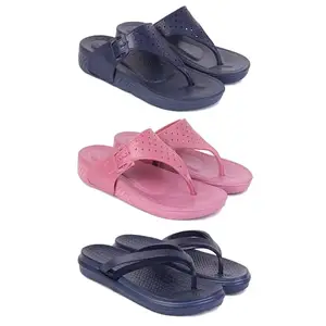 Women's Comfortable Sandal,Casual Lightweight Sandal for Everyday Wear | (COMBO-3)-1985-1984-1977-5-EURO-36