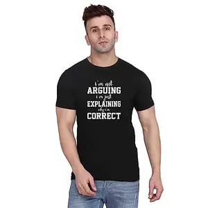 ALLEN BLACK Men's Round Neck T-Shirt Comfortable & Stylish Men's T-Shirt Idea for Gym, Sports, Casual Outings, or Lounge Wear - Large$7200 Navy Blue