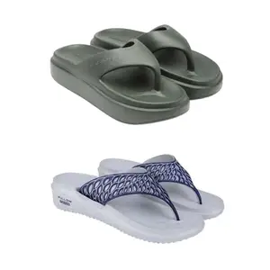 SPORTER Extra Soft Classic Casual wear with Ultra Soft Flexibility Technology Heels for Women's/Girl's(6111+1887) Multicolor