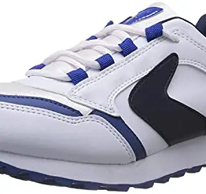 Sparx Mens Sx008bg White Navy Blue Running Shoe - 9 UK (SM-008B)