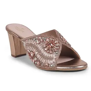 Liberty STY-45 Womens Fashion Sandal 38EURO (Golden)