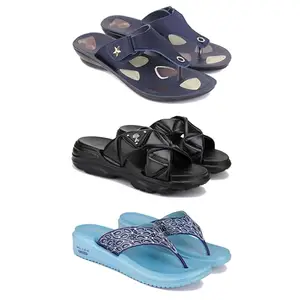 Women's Comfortable Sandal,Casual Lightweight Sandal for Everyday Wear | (COMBO-3)-1973-1889-1888-5-EURO-36