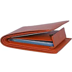 SHINE STYLE B10 Brown Men Casual Artificial Leather Wallet for Men, Men's Wallet, Gents Wallet, Gents Purse for Men, Album Wallets, Card Holder Wallets A11