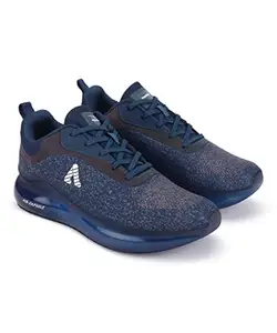 Aqualite Latest Casual Shoes ||Sneakers for Men||Running Shoes for Men || Sport Shoes for Mens || Memory Foam Insole Walking Shoes for Men, Modern Blue & White, UK 7