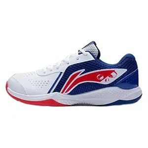 Li-Ning Lei Ting Lite Badminton Training Shoes (Standard White/True Blue) - 11 US/10 UK