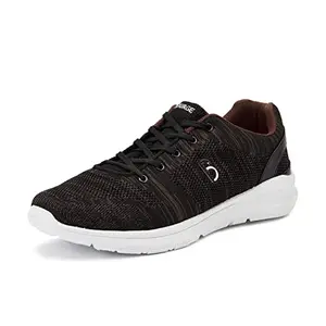Bourge Men Loire-Z4 Black and Brown Running Shoes-8 UK/India (42 EU) (Loire-11-Black-08)