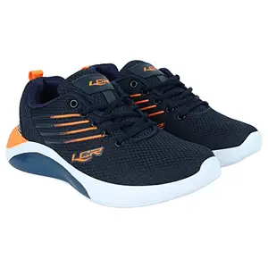 Lancer Mens Crysta-5 Blue Running Shoe - 6 UK (CRYSTA-5NBL-ORG-6)