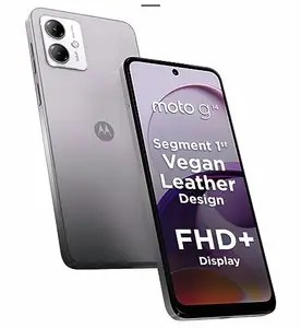 Motorola G14 4G (Pale Lilac, 4GB RAM, 128GB Storage) | 6.5” ultrawide Full HD+ Display | 50MP + 2MP | 8MP Front Camera | Immersive Stereo Speakers with Dolby Atmos price in India.