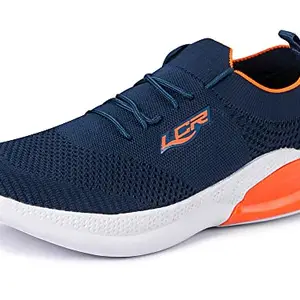 Lancer Mens DRAGON-27 Green/Orange Running Shoe - 7 UK (DRAGON-27BGN-ORG-41)