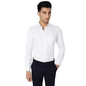 MARK & ALBERT Men's Cotton Formal Shirt