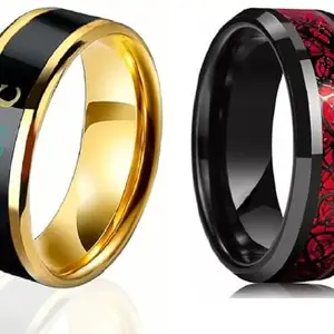 NEERAJYOTI Stainless Steel Lightweight Finger Ring with Modern Design ? Size 20