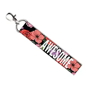 ISEE 360® Awesome Floral Lanyard Tag with Swivel Lobster for Gift Luggage Bags Backpack Laptop Bags L X H 5 X 0.8 INCH