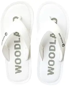 Woodland Men's White/Mud Olive EVA slipper-8 UK (42EURO) (FF 3670120RT)