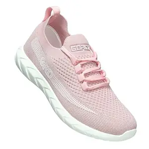 GO RIDE Women Dream Girl Running Shoe (Pink, UK Footwear Size System, Adult, Women, Numeric, Medium, 7)