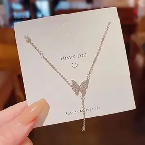 Korean design butterfly necklace for women,Necklace for girls lover Valantine gift,