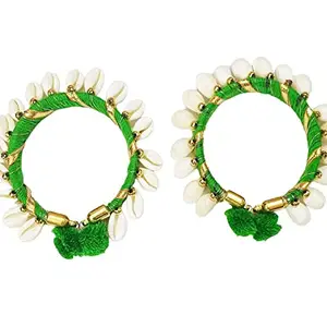 Total Fashion Adjustable Kodi Bangle Bracelet Kada for Women/Girls(1Pair)