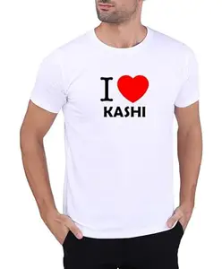 Generic I Love Kashi Printed Men White T-Shirt XX-Large