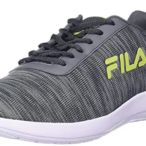 Fila Men's BALDOR Gry/LIM PNCH Running Shoe-8 Kids UK (11007177), Green