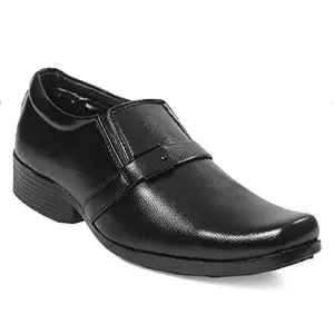Global Rich Black Mens Formal Shoes Office wear Size (8)