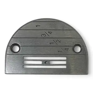 ZENITH Needle Plate for Industrial Sewing Machines Like Single Needle, Direct Drive Power Machine Lockstitch Umbrella Full Shuttle Compatible with Jack, JUKI, GEMSY ETC (E 16, 1)
