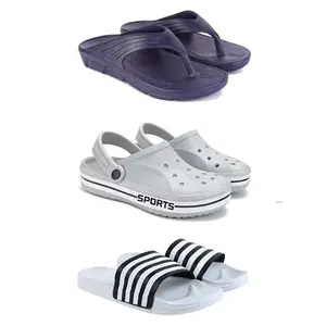 DRACKFOOT Men's Sandals | Lightweight Wear| Stylish & Easy to Wear For Men'S GRT-SAN-(3-COMBO)-3153-3067-3026-7