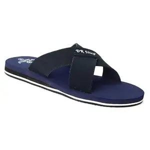 DR STTEP Men's blue Synthetic OrthoPedic Eva Insole Lightweight Slip-on Slippers_06_Pack of 3