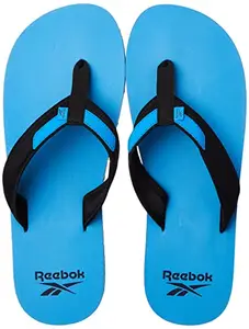 REEBOK Men Textile/Synthetic Drift flip Swim Flip Flop ESSENTIAL BLUE/BATIK BLUE/ALERT YELL UK-10