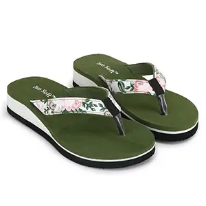 Women Fancy Casual Slipper Lightweight Soft Comfortable Flip Flop(8)