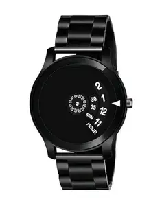 ARDENO Unisex Silicon Speed Breaker Black Belt Analogue Watch for Men Boy Watch Analogue Paidu