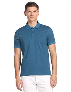 Arrow Men's Phulkari Regular Fit T-Shirt (ASAFTS3367_Blue
