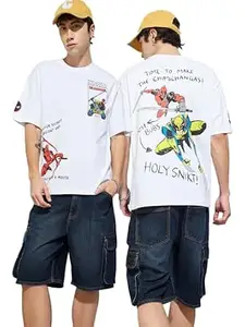 Max URB_N Men Deadpool Oversized T-Shirt