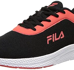 Fila mens Verell BLK/MAN ORG Running Shoe - 8 UK (11008452)