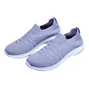 TPENT Comfortable Sports Shoes for Women/Girls with Lightgrey-5.