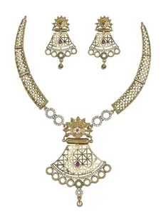 GVG fashion Gold-plated Matt Necklace Set(1553)