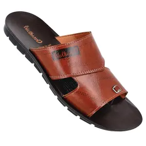 WALKAROO WG5527 Mens Casual and Regular Wear Covering Sandals - Tan
