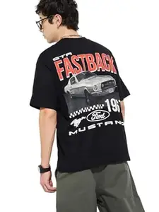 Max URB_N Men Oversized Printed T-Shirt