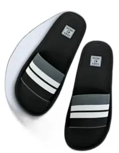 Cozy Wear G-245 Brown Rubber Flip Flops for Men ? Non-Slip, Durable Walking Slippers FOR SIZE - 9