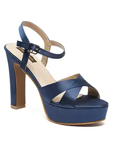 Flat n Heels Womens Blue Sandals FnH 1535-BLU