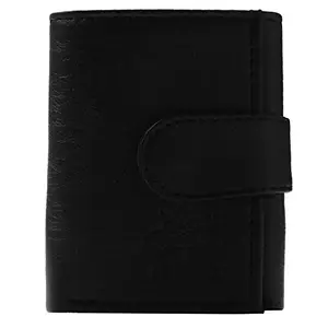 Rabela Men's Black Leather Card Wallet RW-1021