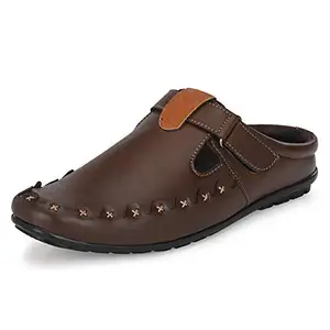 Centrino Brown Sandals & Floaters-Men's Shoes-8 UK (6103)